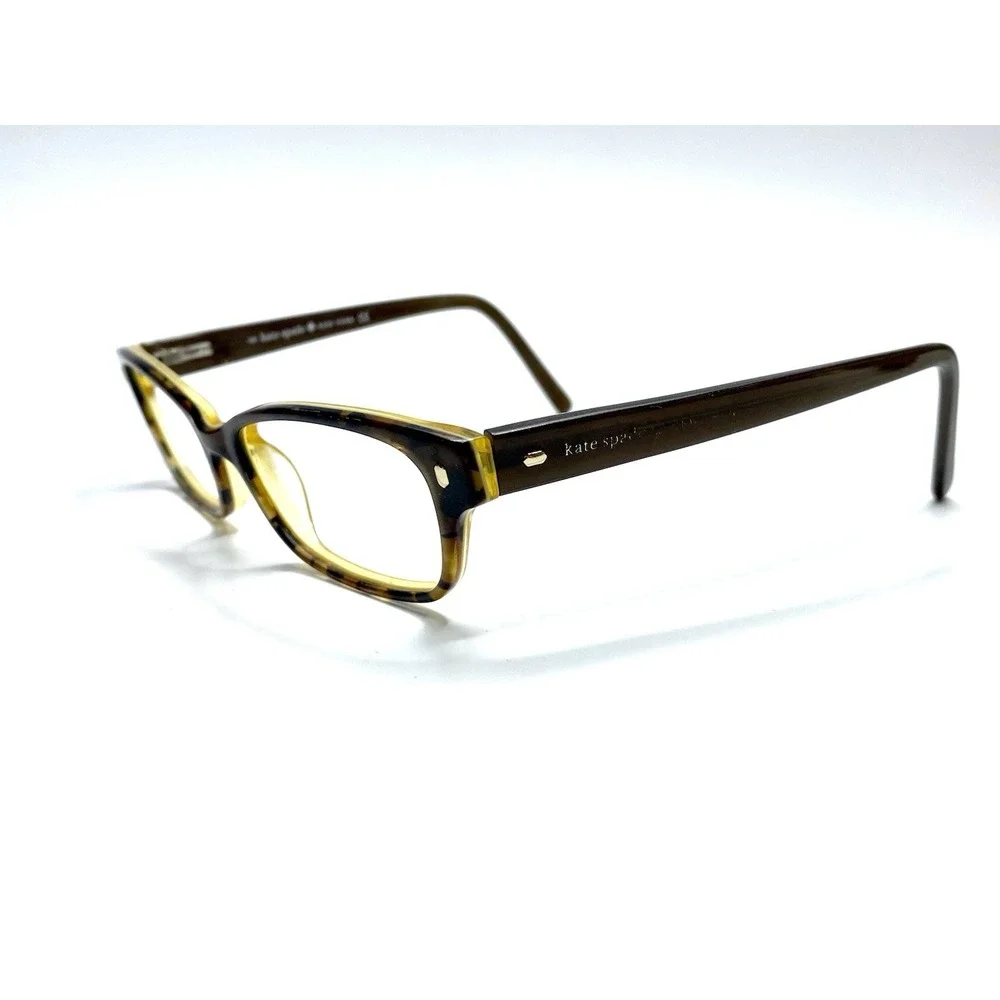 Kate Spade NY Brown Tortoise Rectangular Glasses LucyAnn 0JMD 49 16 135